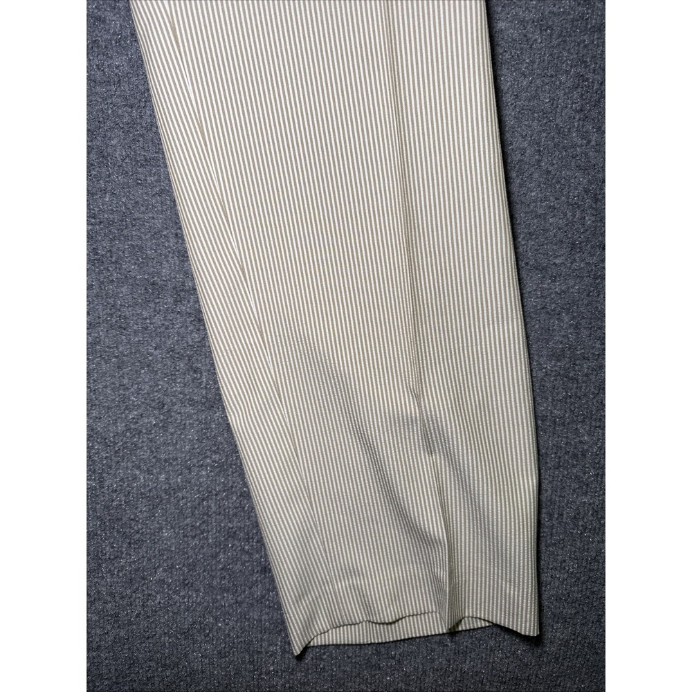 Lauren Ralph Lauren Men's Dress Pants Tan Striped Size 50w x 34l - Picture 4 of 9